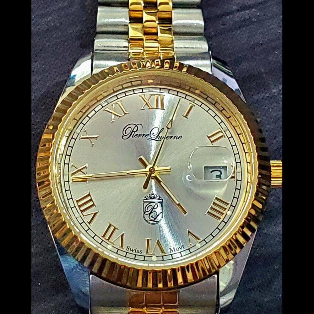 Pierre Lucerne Swiss President Date Just Men Executive Watch - Picture 7 of 15